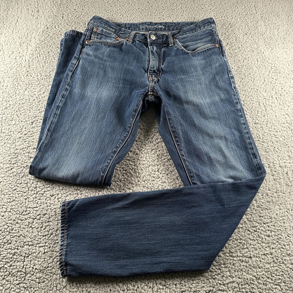 Levis Outerknown 511 Jeans Mens 33x34(32x32 Fit)Blue Slim‎ Straight Medium Wash